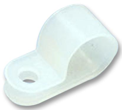 Panduit Cch56-S10-C P Clip, Fixed Diameter, Natural, Pk100