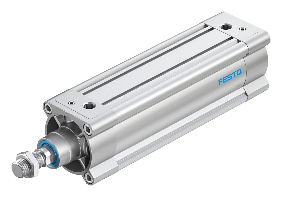 Festo Dsbc-80-200-Ppva-N3 Cylinder, Dbl Acting, 80mm, 12Bar, 200mm