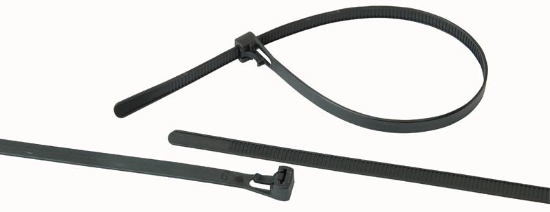 Pro Power 0315Hv-250 Releasable Cable Ties 250mm x 7.60mm Blk