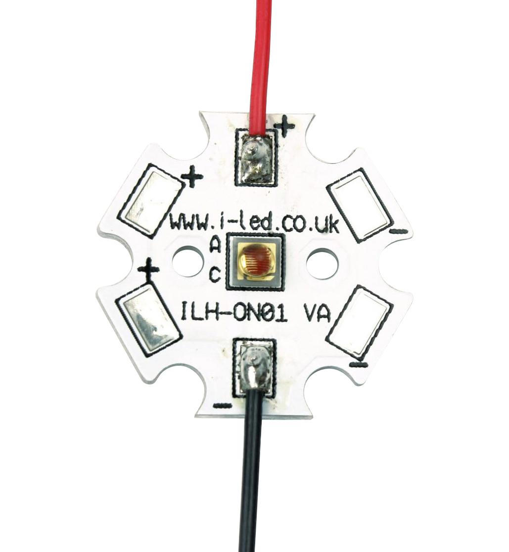 Intelligent Led Solutions Ilh-Ow01-Hyre-Sc211-Wir200. Led Module, Hyper Red, 656Nm, 0.75W