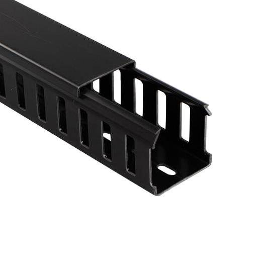 Betaduct 09510000Y Closed Slot Duct, Pvc, Blk, 37.5X25mm