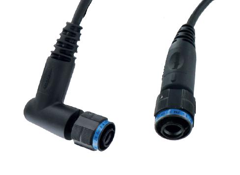 Amphenol SoCapacitorex 212-A02116-20 Ethernet Cable, Plug-R/a Plug, 2M, Blk