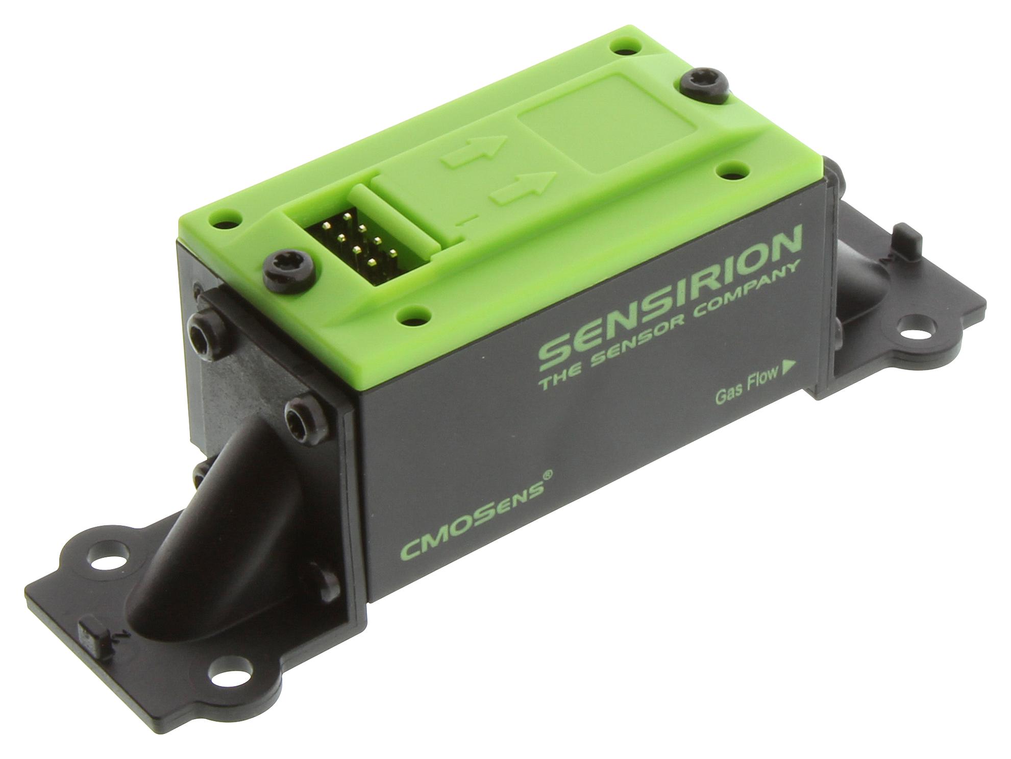 Sensirion Sfm4100-O2 Downmount Air Flow Sensor, 20Lpm, 6Bar, 9Vdc