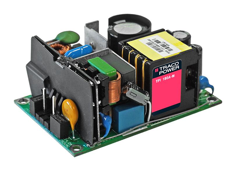 TRACO Power Tpi 180-153A-M Power Supply, Ac-Dc, 53V, 3.4A