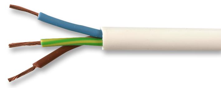 Pro Elec Pelb1457 Cable 3183Y 2.50mm Wht 50M