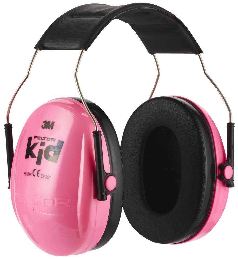Peltor H510Ak Pink Kids Earmuff - Pink