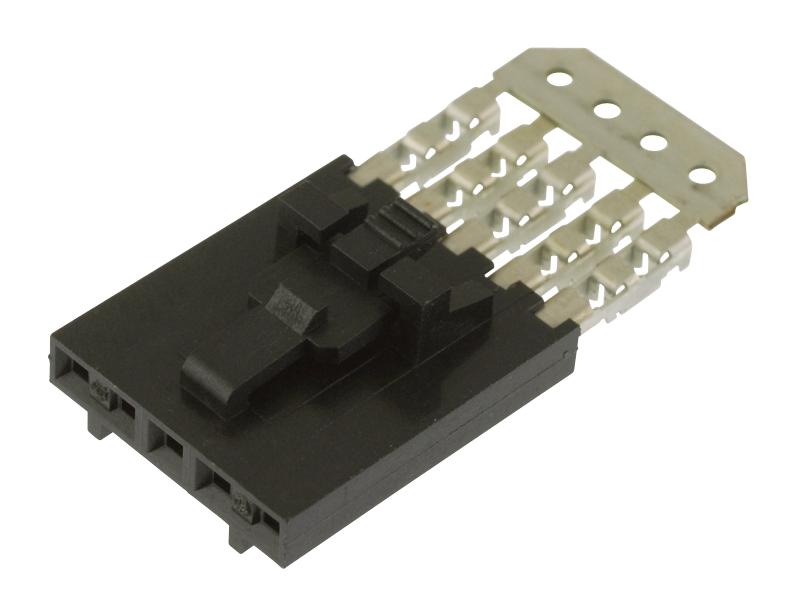 Molex/partner Stock 14-60-0042 Idc Connector, Rcpt, 4Pos, 1Row, 2.54mm