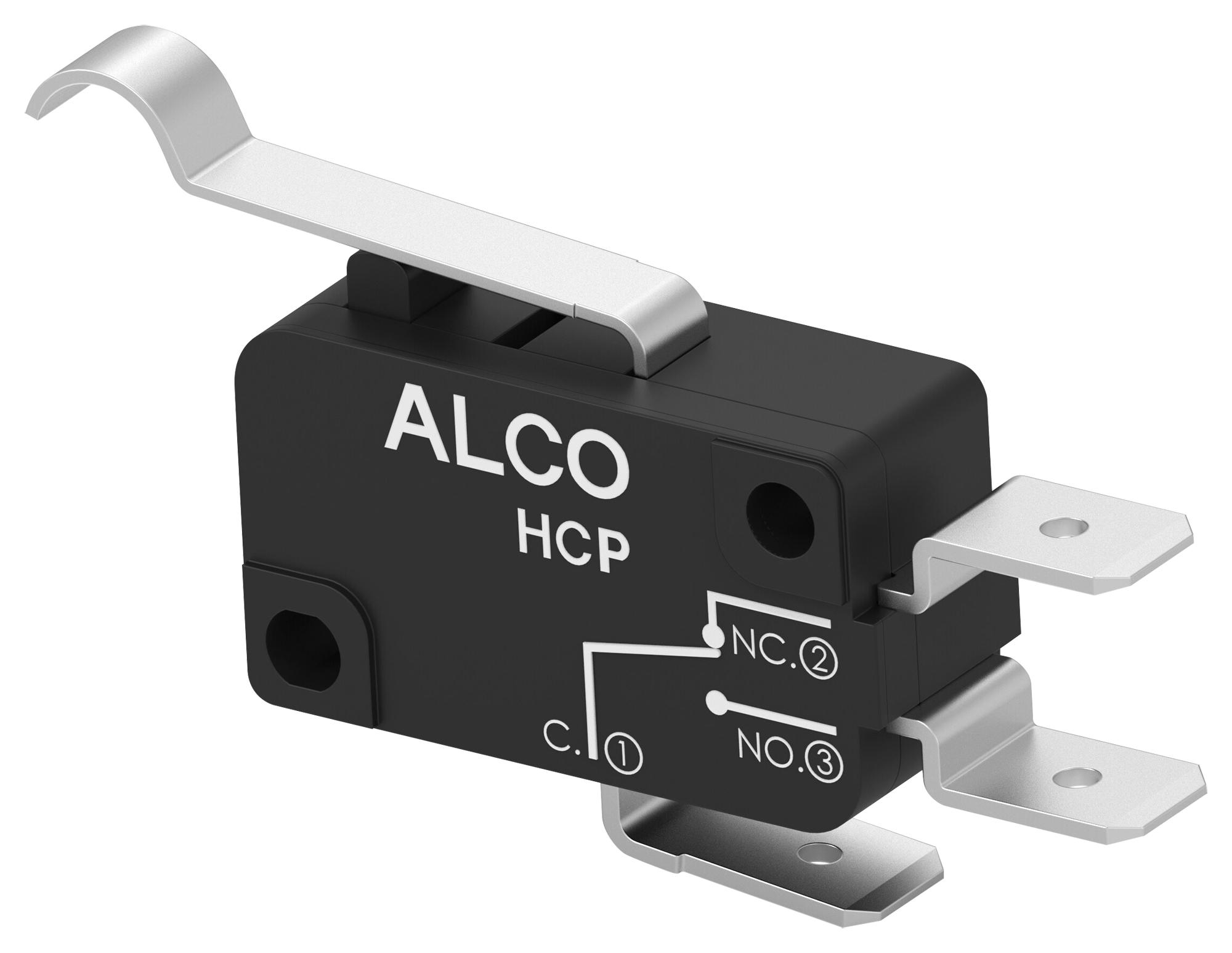 Alcoswitch / Te Connectivity Hcp16Dte4L04. Microswitch, Spdt, 16A, 250Vac