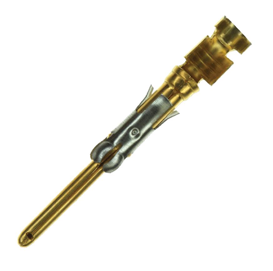 Amp Connectors / Te Connectivity 164161-4 Circular Contact, Pin, Crimp, 16Awg