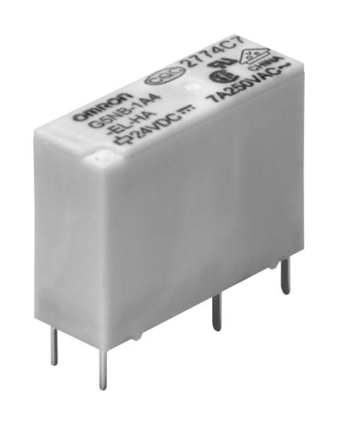 Omron G5Nb-1A4-El-Ha   Dc24 Power Relay, Spst-No, 24Vdc, 7A, Tht