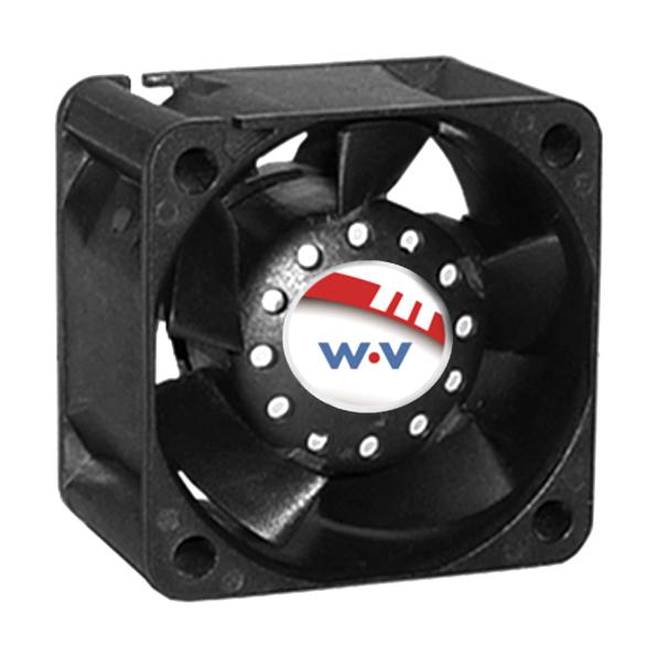 Wakefield Thermal Dc0402012V2B-2T0 Axial Fan, 40mm, 12Vdc, 19.8Cfm, 53Dba