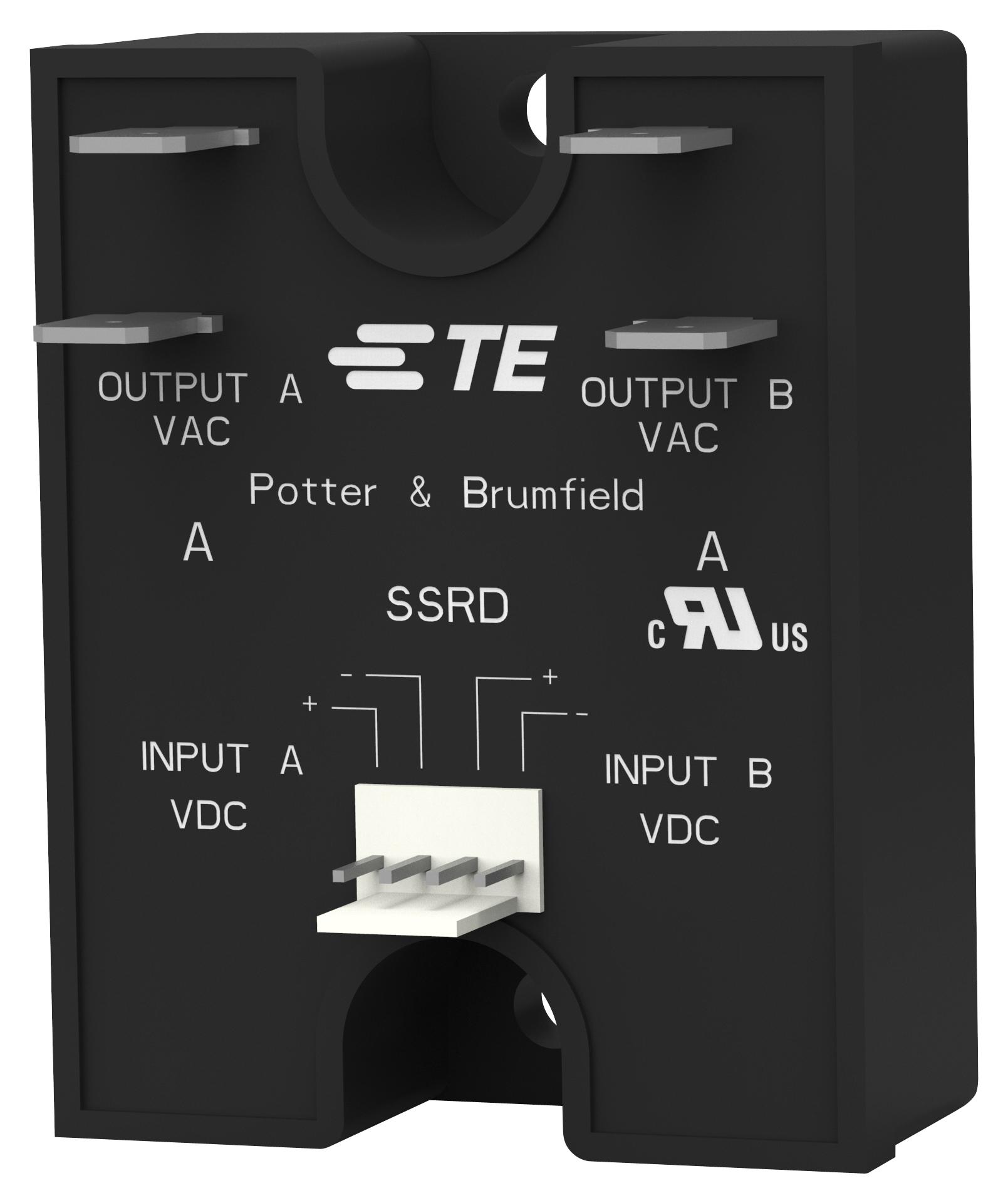 Potter & Brumfield Relays / Te Connectivity Ssrd-240De25 Solid State Relay, Spst, 25A, 24-280Vac
