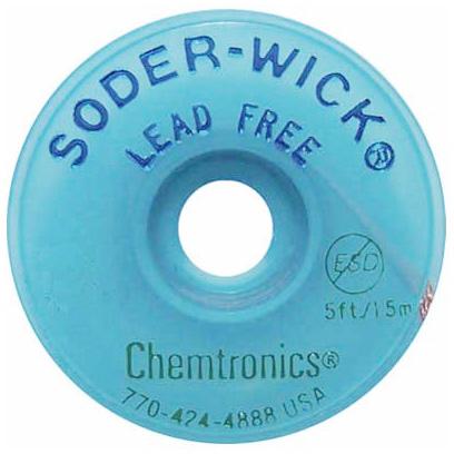 Itw Chemtronics 40-3-5 Braid, Desoldering, Lead Free Sd, 5Ft