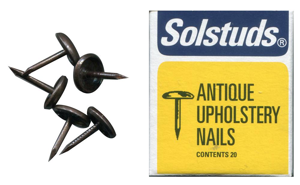 Solstuds 11804 Upholstery Nails Antique 10mm (Pk20)