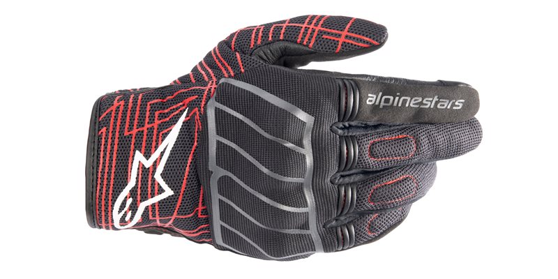 Alpinestars MM93 Losail V2 Gloves Black Asphalt Bright Red Size S