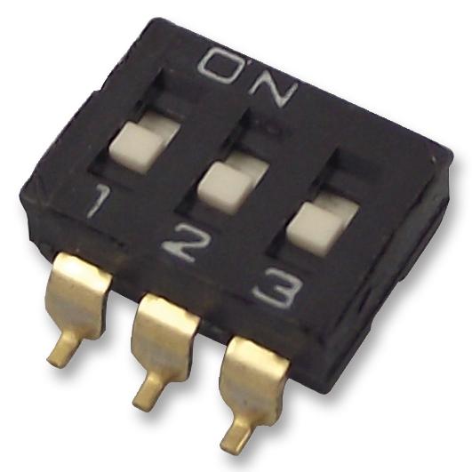 Omron A6H-8102-Pm Dip Switch, Spst, 0.025A, 24Vdc, Smd