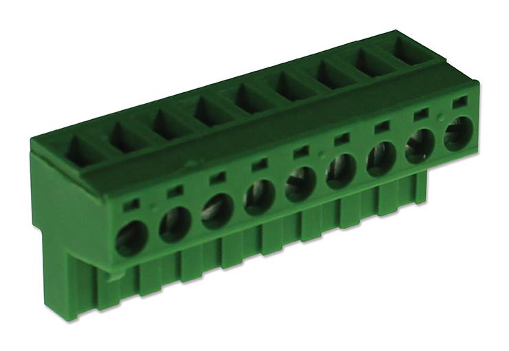 CamdenBoss Ctb9208/9 Terminal Block, Pluggable, 9Pos, 12Awg