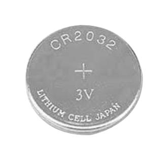 Omega Cr-2032 Battery, 3V, Coin Cell