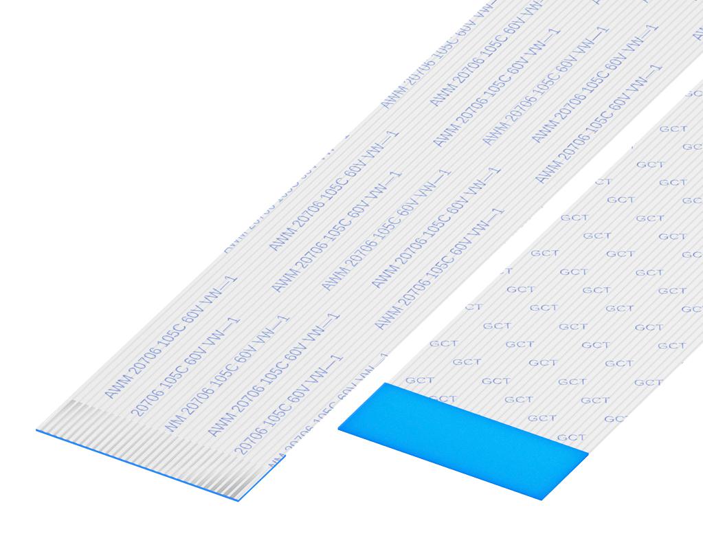 Gct (Global Connector Technology) 05-10-D-0152-A-4-06-4-T Cable Assy, Ffc, 10Pos, 0.5mm, 152mm