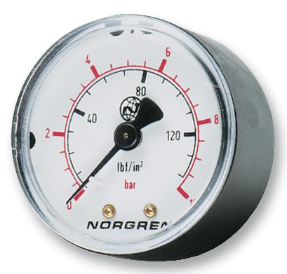 Norgren 18-015-990 Pressure Gauge, 4Bar