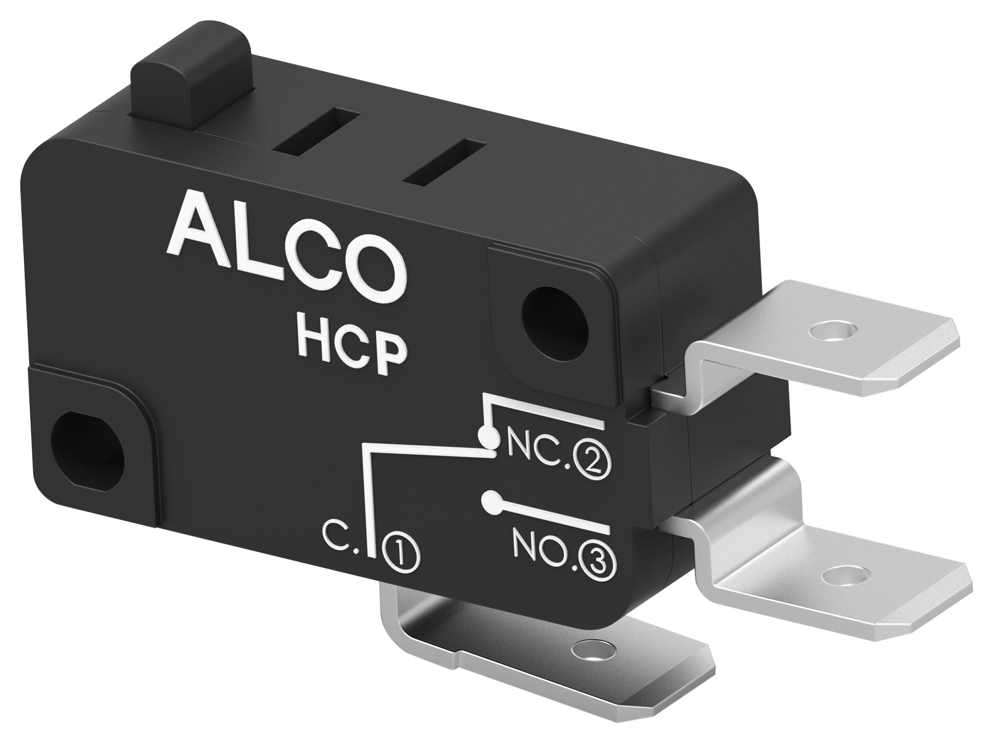 Alcoswitch / Te Connectivity Hcp10Dte0S04. Microswitch, Spdt, 10A, 250Vac