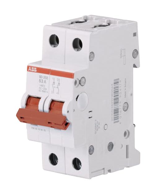 Abb Sd202/50 Load Break Switch, 2 Pole, 50A, 440V