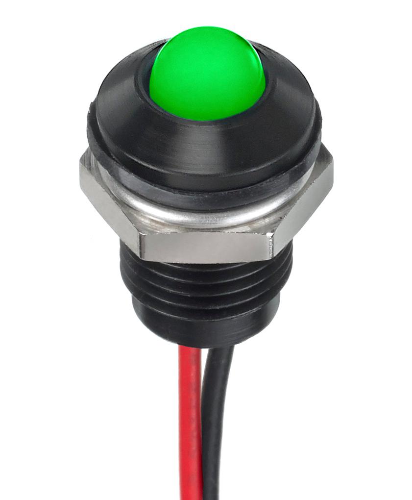 APEM Q6P5Byyrg24E Led Panel Indicator, 6mm, Red/green