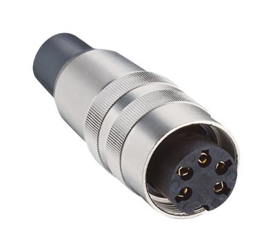 Lumberg Kv 30-8 Circular Connector, 3Pos, Plug, Cable