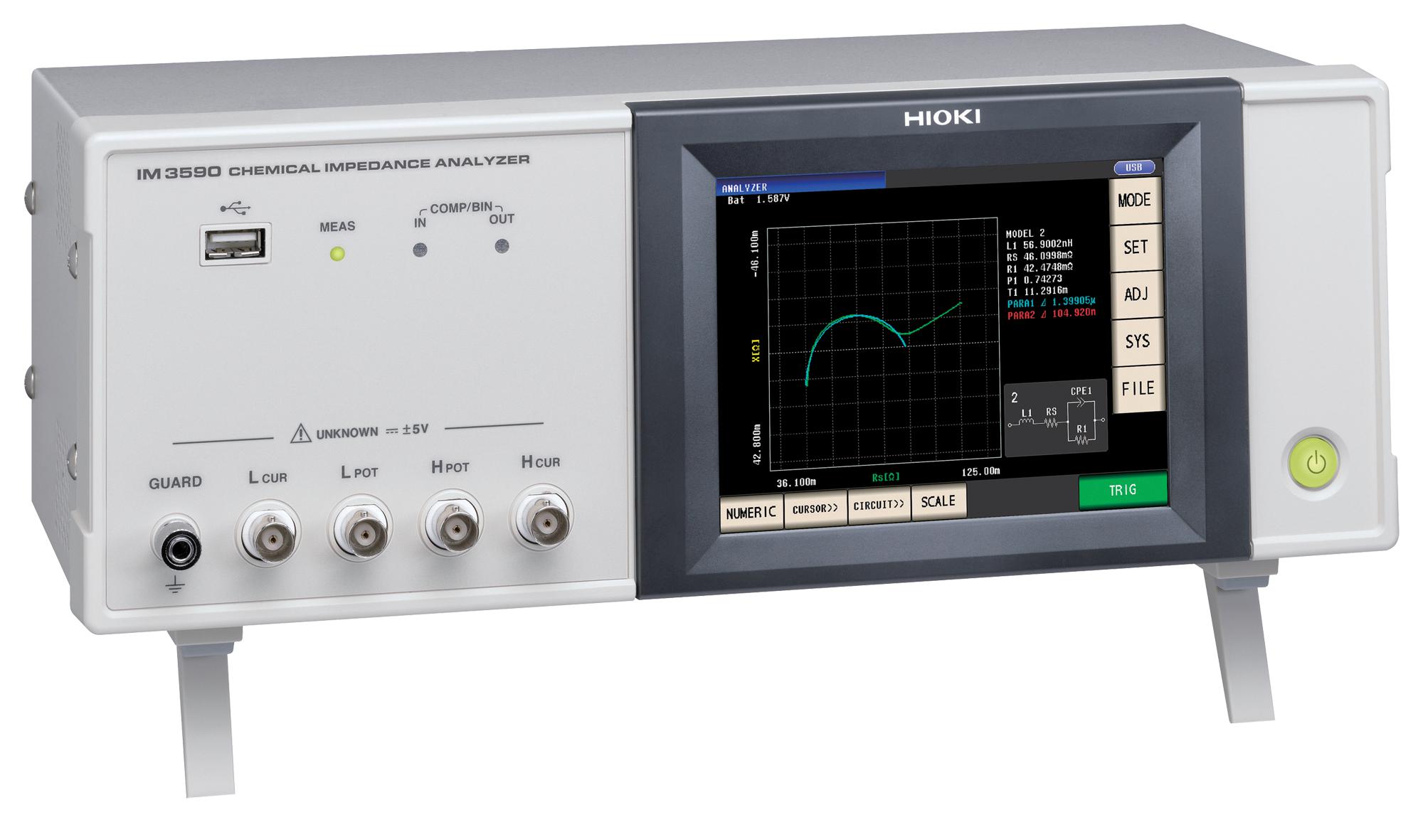 Hioki Im3590 Chemical Impedance Analyzer, 0.005 To 5V