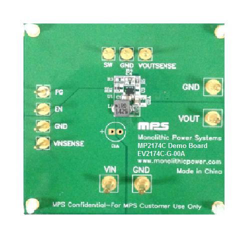 Monolithic Power Systems (Mps) Ev2174C-G-00A Eval Board, Synchronous Buck Converter