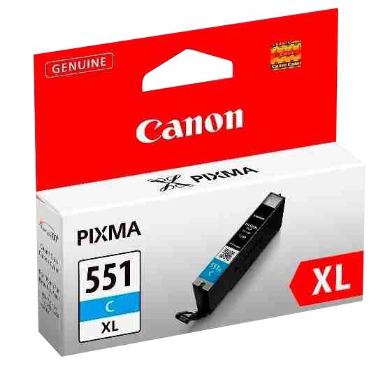 Canon Cli551Xlc Ink Cartridge, Original, Cyan, Canon