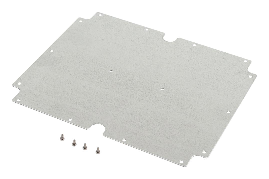 Hammond 1554Ypl Enclosure Panel, Steel, 225mm X284.5mm