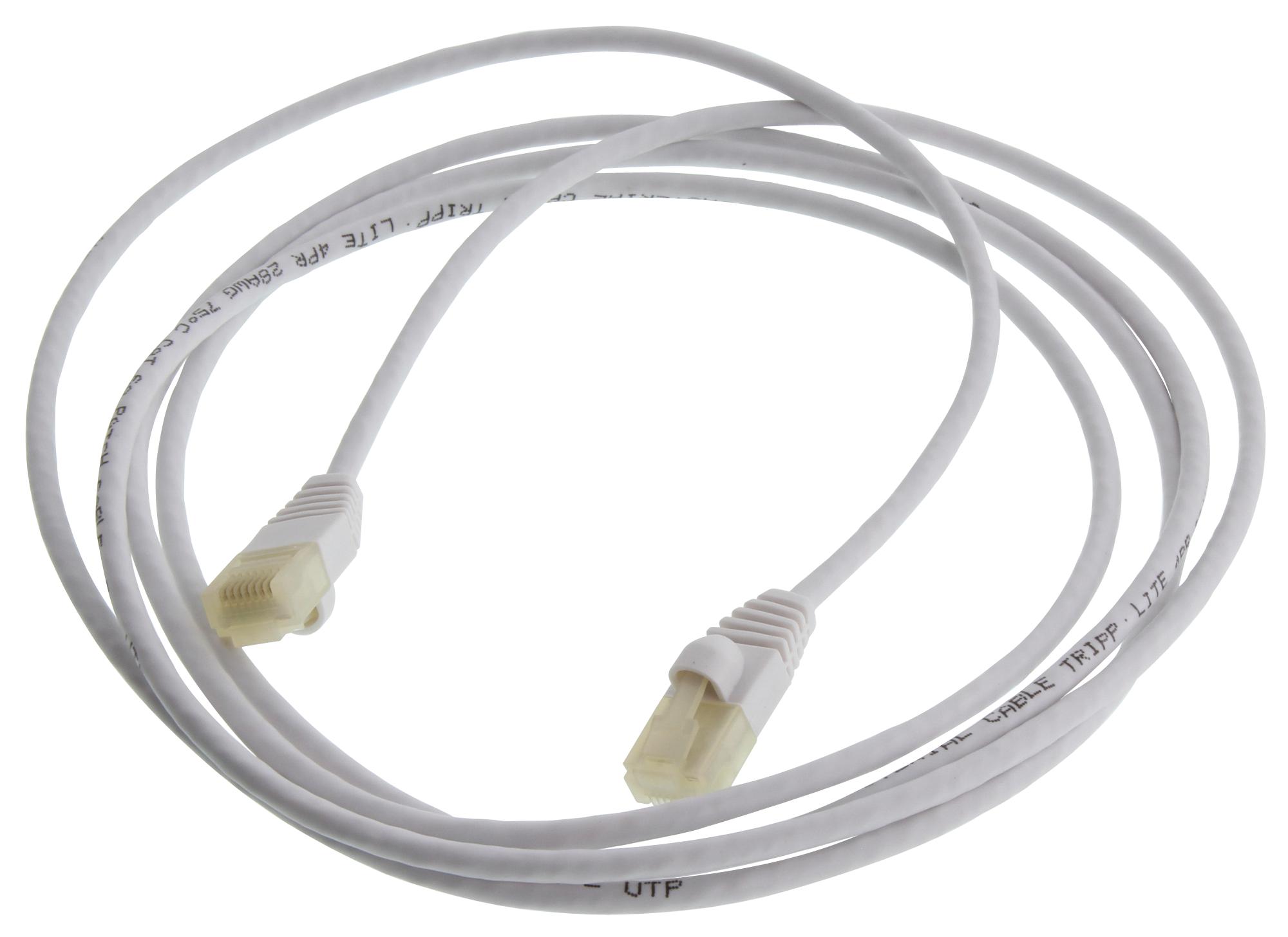 Eaton Tripp Lite N261Ab-S07-Wh Enet Cable, Rj45 Plug-Plug, 7Ft, White