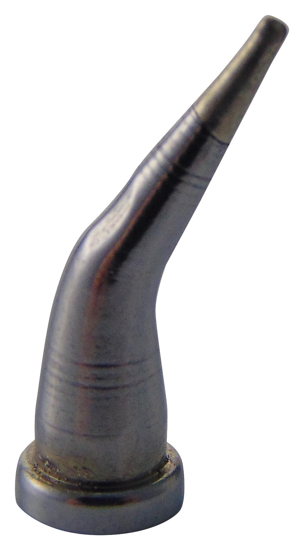 Weller Lt Hx Tip, Soldering Iron, Chisel, Bent, 0.8mm