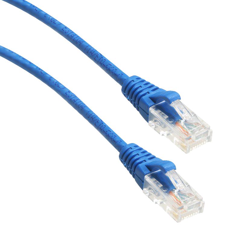 Amphenol Cables on Demand Mp-64Rj4528Gb-005 Enet Cable, Cat6, Rj45 Plug-Plug, 5Ft
