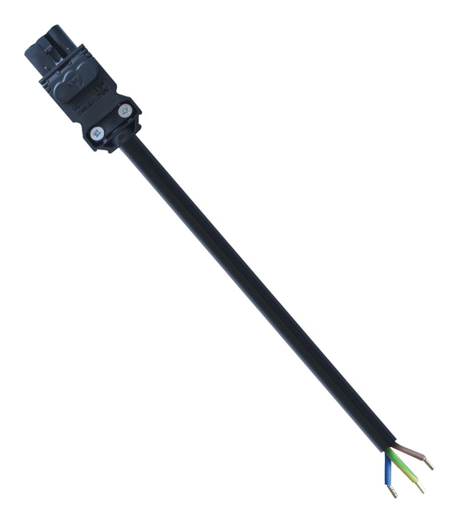 nVent Hoffman Elc2001Pbul Cable, Power, El Led, Black, 2M