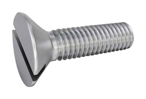 TR Fastenings Tr00008813-000 Screw, Flat/csk Head Sltd, M6, 12mm