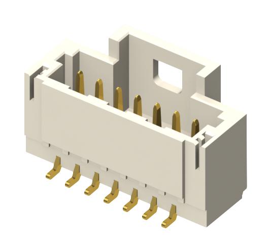 Samtec T1M-20-F-Sv-L-P Wtb Connector, Header, 20Pos, 1Row, 1mm