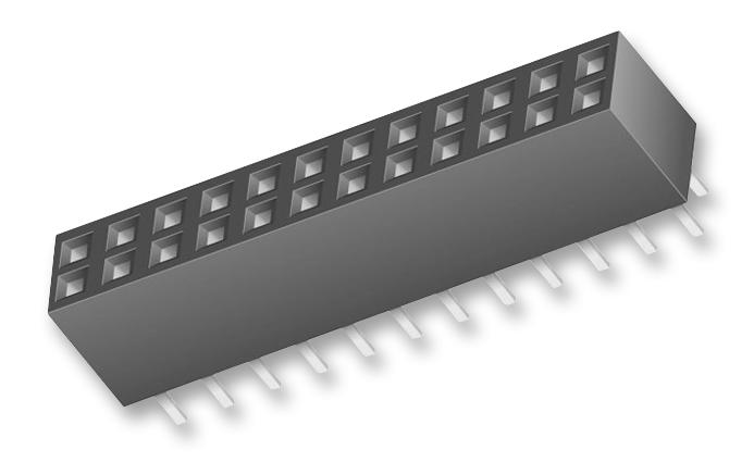 Samtec Bcs-115-L-D-Te Socket, 2.54mm, Vertical, 2X15Way