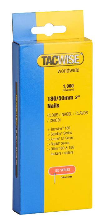 Tacwise Plc 1156 Nails,180Type, 50mm/2 In (Pk1000)