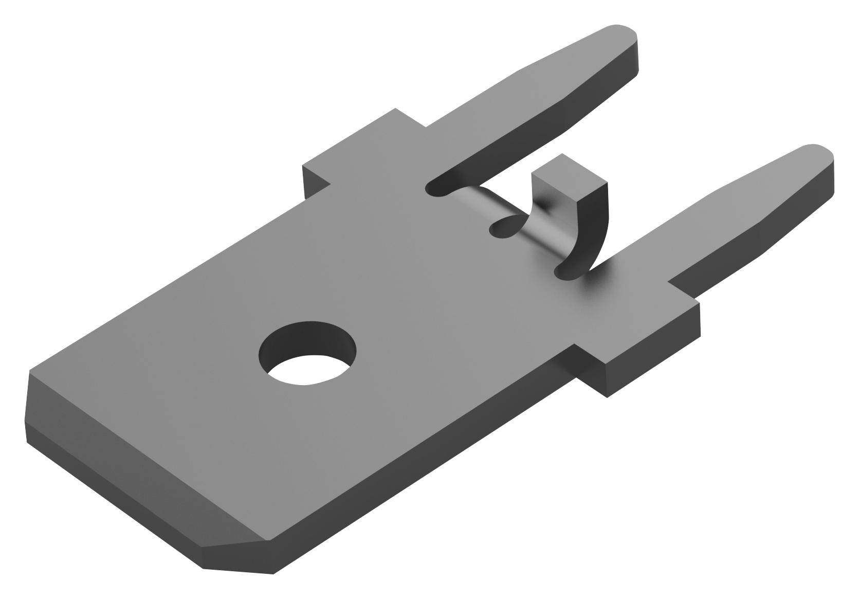 Amp Connectors / Te Connectivity 1217136-1 Pcb Terminal, 6.35mm X 0.8mm, 1.4mm