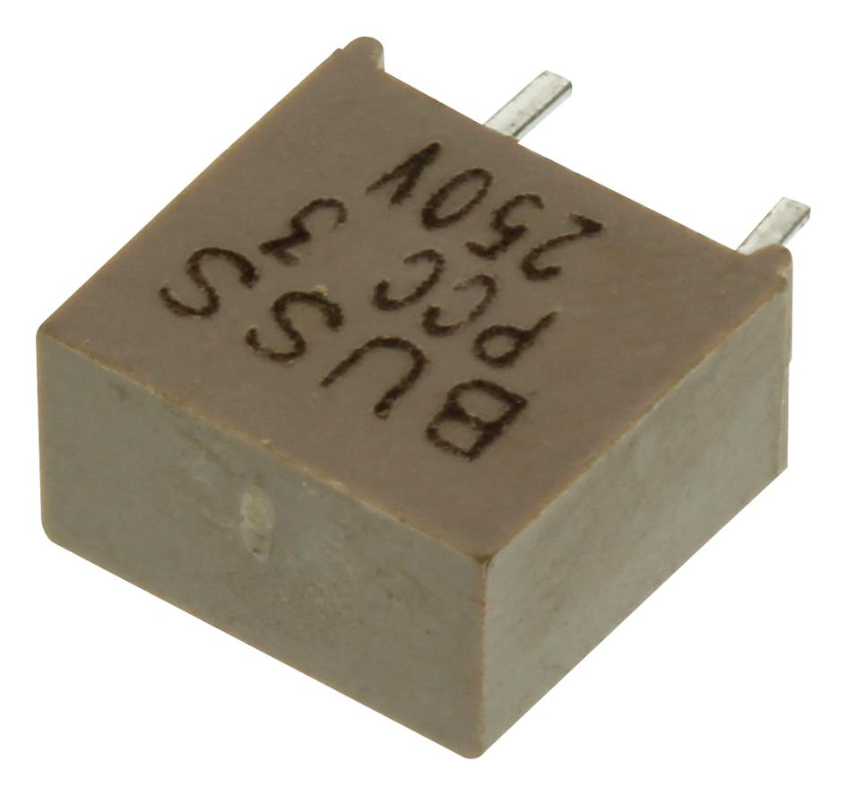 Eaton Electronics Bk/pcc-3-R Fuse, Pcb, 3A, 350V, Fast Acting