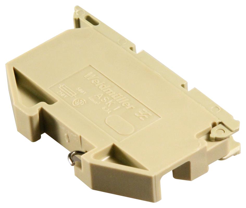 Weidmuller 037686 Ask1 Terminal Block, Fused, 2Pos, 12Awg