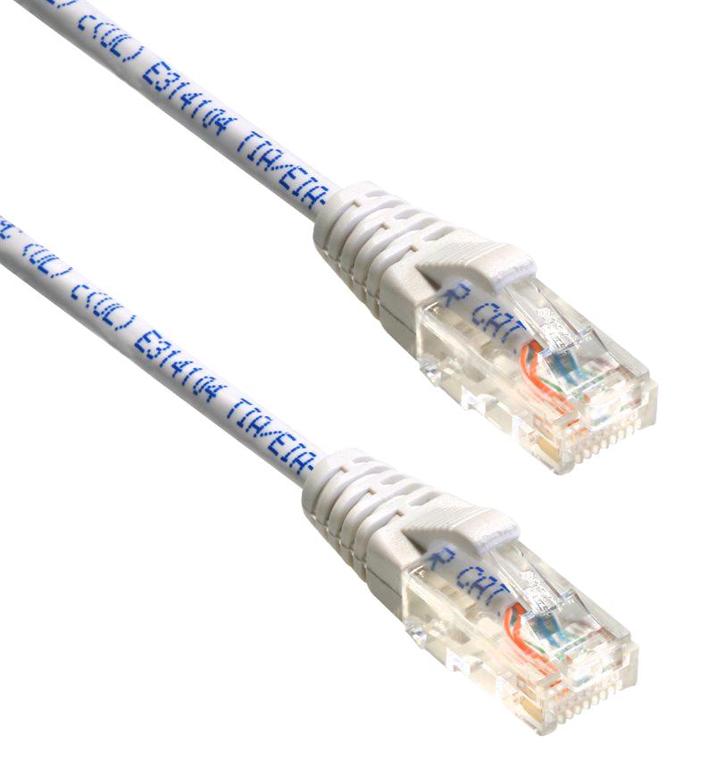 Amphenol Cables on Demand Mp-64Rj4528Gw-010 Enet Cable, Cat6, Rj45 Plug-Plug, 10Ft