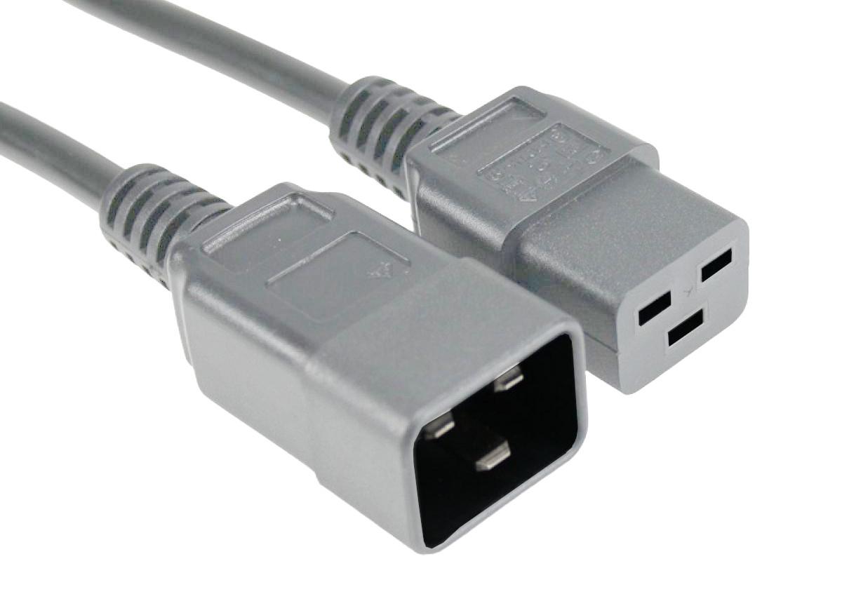 Multicomp Pro Gw-151811 Power Cord, Iec C20-C19, 0.5M, 16A/250V