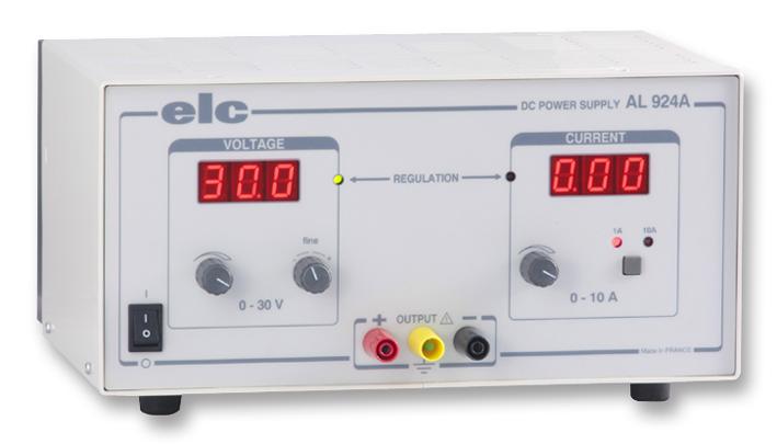 Elc Al924A Power Supply, 1Ch, 30V, 10A, Adjustable