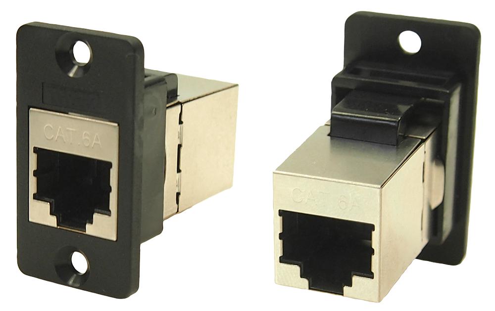 Cliff Electronic Components Cp30625S Modular Adapter, 8P Rj45 Jack-Rj45 Jack