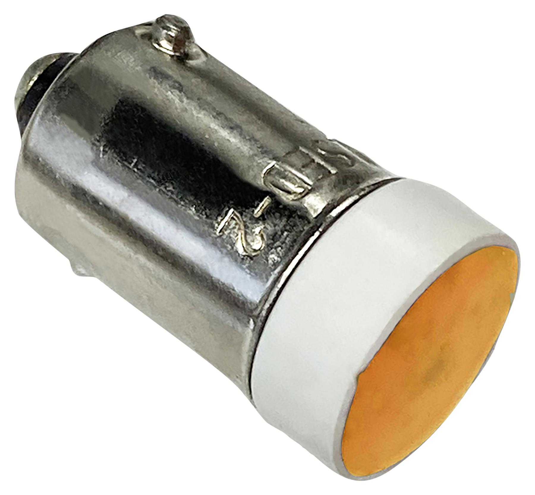 IDEC Lsed-2An Small Led Indicator, Amber, 24V, Ba9S/13