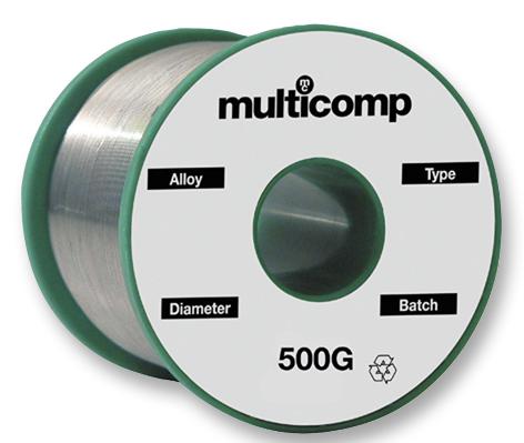 Multicomp 509-0660 Solder Wire, Lead Free, 1.2mm, 500G