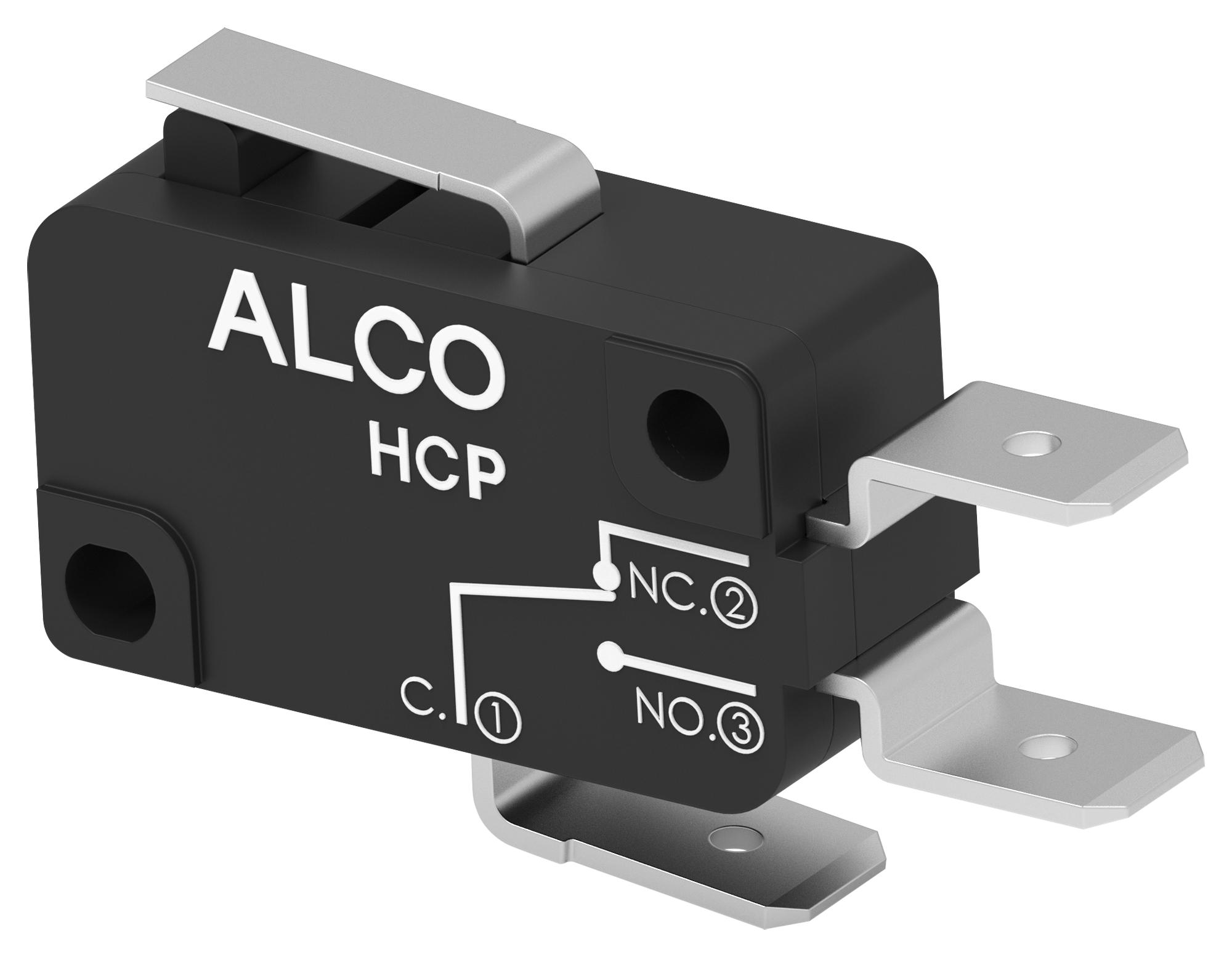 Alcoswitch / Te Connectivity Hcp10Dte1S04. Microswitch, Spdt, 10A, 250Vac